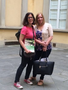 Bev Sutton and Margaret Bearman at the Sixth International Clinical Skills Conference, Prato, Tuscany